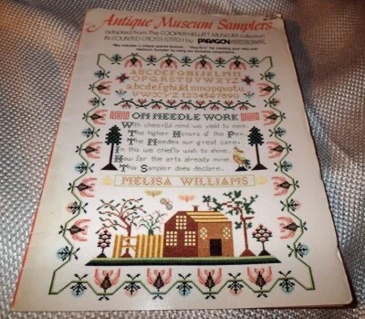 PARAGON ~ ANTIQUE MUSEUM SAMPLERS ~ COUNTED CROSS STITCH ~ COOPER HEWITT MUSEUM - Image 1 of 3