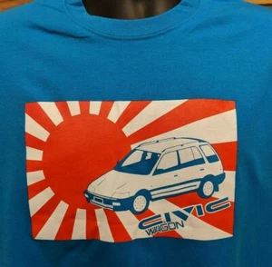 Honda Wagon Civic Japan Flag 88-91EE 88 89 90 91 JDM EDM Wagon Shuttle Rare - Picture 1 of 11