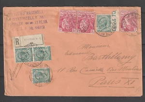 ITALIA, 1920, BELLA COPERTINA REGISTRATA A PARIGI, OTTIMA QUALITÀ, VEDI!! - Foto 1 di 2