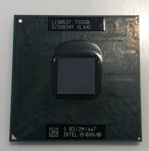 Intel T5550 SLA4E Core 2 Duo Mobile 1.83 GHz/2M/667 Laptop/Notebook CPU - Picture 1 of 2