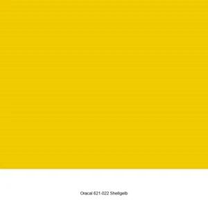 2,79 €/m² Oracal 621-022 Shellgelb Glänzend Plotterfolie Möbelfolie 1,26 x 1 m - Bild 1 von 2