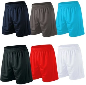 Premium Mens Womens Football Shorts Running Gym Sports Shorts Fitness All Sizes - Picture 1 of 5