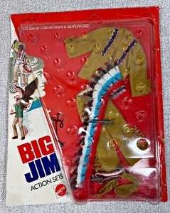 BIG JIM OUTFIT CAPO INDIANO BLISTERATO COD. 9413 NO KARL MAY WINNETOU - Foto 1 di 6