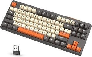 75% Gaming Keyboard with Dual Mode Bluetooth 5.0/2.4Ghz,PBT KeyCaps,Rechargeable - Picture 1 of 19