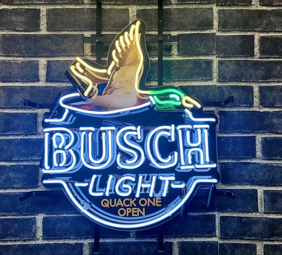 Flying Duck Quack One Open Beer Bar 20"x16" Neon Sign Light HD Vivid Printing - Image 1 of 1