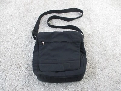 TUMI Crossbody Messenger Bag Mens Black Adjustable Travel School Large Uni EUC - Image 1 of 4