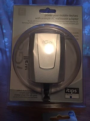 NIB iGo Universal Wall power Adapter Charger plus extra A20 iTip - Image 1 of 3