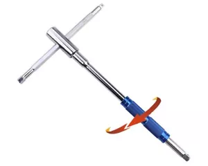 3-in-1 1/4"+3/8"+1/2" Dr. 325mmL T Type Socket Wrench Drive Handle Spinner Bar - Picture 1 of 4