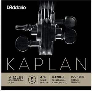 Kaplan Golden Spiral Solo Loop End Violin Single E String 4/4 Medium Tension - Picture 1 of 21
