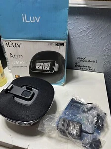 iluv Model IMM190BLK Dock Stereo Speaker For iPhone iPod Not Tested - Picture 1 of 13