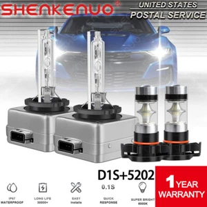 For Chevy Camaro 2010-2013 HID LED Headlight High Low Beam Fog Light Bulb Kits - Picture 1 of 11