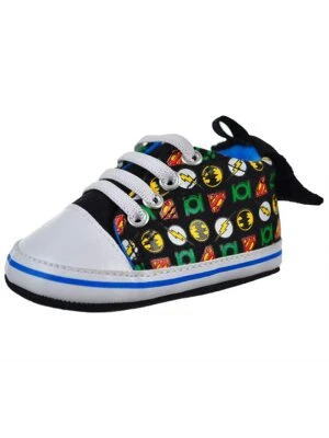 Zapatillas altas Justice League con capa para bebé bebé (3-6 meses) Foto 1 de 2