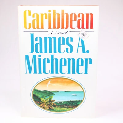 James A. Michener Caribbean A Novel 1989 First Edition Hardcover Book With DJ Foto 1 de 4