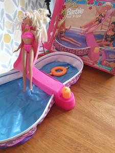 vintage barbie swimming pool