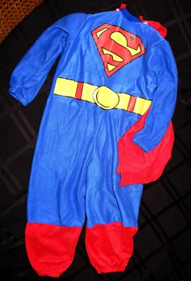 Rubíes DISFRAZ DE SUPERHOMBRE NIÑO PEQUEÑO Niño Mono Capa HALLOWEEN Todas las Ocasiones 2T-4T Foto 1 de 4