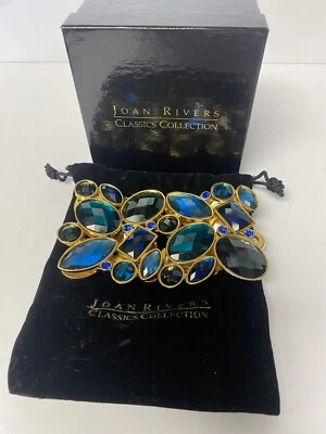 Joan Rivers Mosaic Gem Stretch Bracelet Vintage QVC - Image 1 of 4