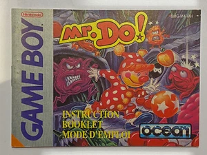 NOTICE NINTENDO GAME BOY FAH @ MR. DO ! @ FRANCAIS / ANGLAIS @ MANUEL - Photo 1/2
