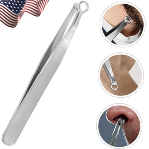 Round Tip Tweezers Nasal Hair Trimmer Personal Care Tools Nose Hair Clippers USA - Picture 1 of 13