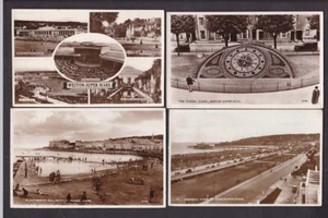 Somerset WESTON-SUPER-MARE lot collection x25 mostly pre1940 RPPC postcards - Picture 1 of 7