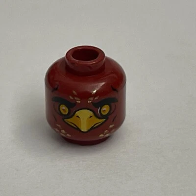 Lego Head The Legends of Chima Fluminox rojo oscuro pieza de repuesto Foto 1 de 4