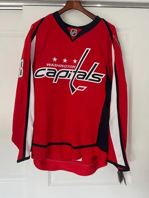 (#140) Camiseta Alexander Semin AUTÊNTICA Nova com etiquetas, tamanho 52, assinada, #28 - Imagem 1 de 4