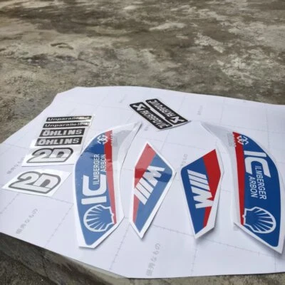 Accesorios carenado lateral número tablero calcomanía pegatinas para BMW S1000RR 2019-2024  Foto 1 de 4