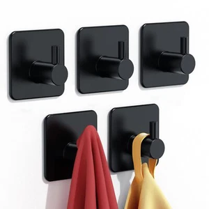 Adhesive Hooks Heavy Duty 22lbMax Wall Hooks 5 Pack Self Adhesive Damage Free... - Picture 1 of 9