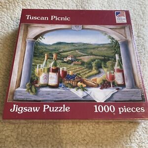 “TUSCAN PICNIC” 1000 PIECE PUZZLE BY GREAT AMERICAN PUZZLE FACTORY