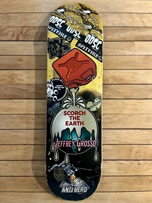 Tabla de skate usada Anti-Hero Jeff Grosso Scorch The Earth 8,75 Foto 1 de 2