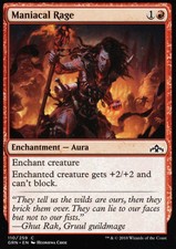 4x maniacal Rage | NM/M | guilds of Ravnica | Magic MTG