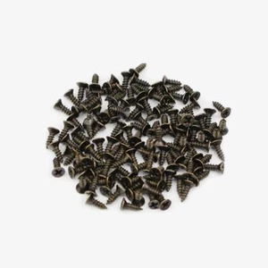 200PCS Small Cross Flat Head Tapping Wood Screws with Oxide and Wax Tiny Scre... - Picture 1 of 6