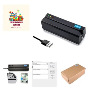 Card Reader Writer USB Swipe Encoder 3 Tracks - Picture 1 of 5