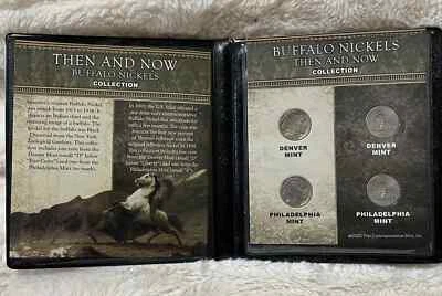First Commemorative Mint Buffalo Nickels Then and Now 1936 and 2005 - Image 1 of 4