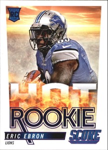 2014 Score Hot Rookies Detroit Lions Football Card #HR20 Eric Ebron
