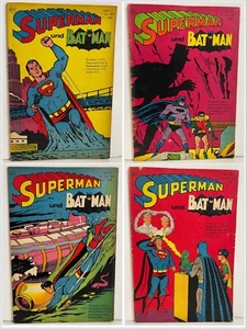 Superman Und Batman 13 14 15 16 DC 1967 Edición Extranjera Alemana Robin Lex Luthor - Imagen 1 de 18
