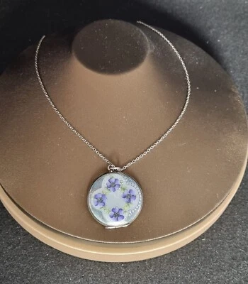 Girocollo con ciondolo portafoto  in argento 935 - Immagine 1 di 4