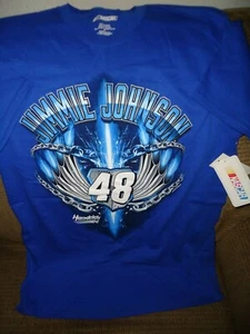 JIMMIE JOHNSON NASCAR SHORT SLEEVE T-SHIRT SIZE MEDIUM  NEW WITH TAGS - Picture 1 of 2