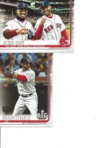 2019 TOPPS UPDATE 150 Stamp Mookie Betts & J.D. Martinez Boston Red Sox US 246 - Picture 1 of 1