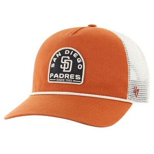 Men's '47 Orange San Diego Padres Cypress Trucker Hitch Adjustable Hat - Picture 1 of 2
