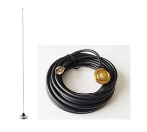 VHF Antenna 1/4 Wave with Hole Mount Mini-UHF for Motorola Mobile Radio BR-PT152 - Picture 1 of 3