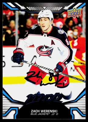 2022-23 Upper Deck MVP Blue Script Zach Werenski #146 Columbus Blue Jackets - Image 1 of 2