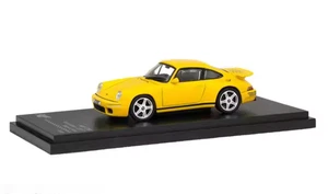 1:64 AR Box Porsche 911 Yellow Color Diecast Model - Picture 1 of 4
