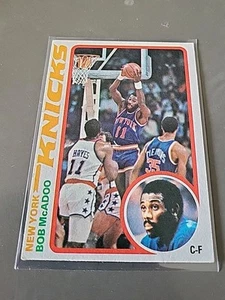BOB McADOO NBA CARD TOPPS 1978-79 # 5 NEW YORK KNICKS WARRIORS - Bild 1 von 6
