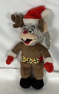 Peluche de reno Chuck E. Cheese Navidad 2009 edición limitada - Imagen 1 de 11