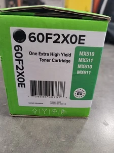 Lexmark 60F2X0E Black Toner Cartridge Extra High Yield for MX510 MX511 MX610 MX6 - Zdjęcie 1 z 4