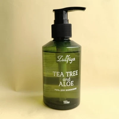 Aloe Vera and Tea Tree Wash Gel 150 ml pleasant care for acne-prone skin - Image 1 of 4