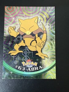 POKEMON CARD Foil/Holo ABRA #63 Black Label 1999 Topps TV Animation Edition - Picture 1 of 2