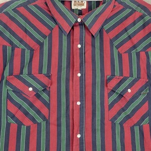 Ely Cattleman Herren Hemd 3XLT Tall Man Pearl Snap Western Cowboy gestreift  - Bild 1 von 8