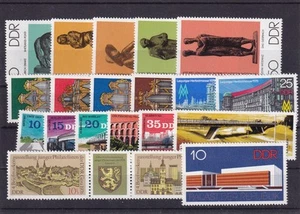 DDR MNH ** Lot 6 Ausgaben von 1976 - Bild 1 von 1