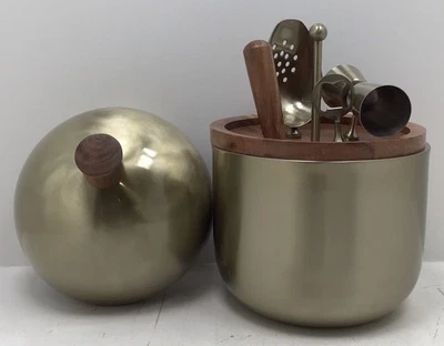 Lenox Cocktail Party 4 Piece Bar Tool Set Gold - New In Open Box - Image 1 of 4